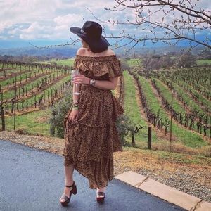 Two piece maxi set ! WORE ONCE